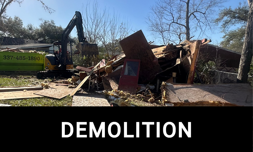 Demolition with RollOff Services