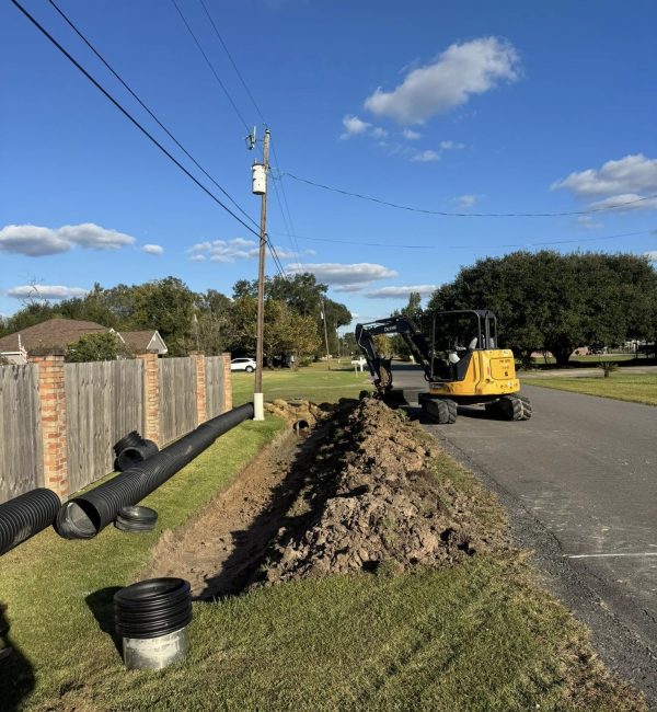 Drainage - Digging culvert